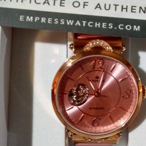 Empress Alouette Automatic Dial Ladies Watch - Pink